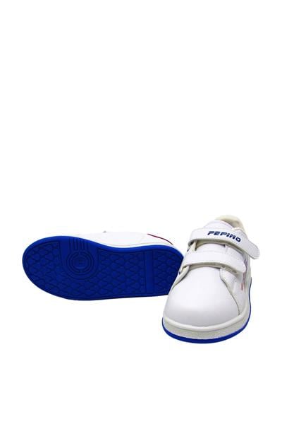 Pepino Unisex Çocuk Cırtlı Spor Ayakkabı Beyaz Kırmızı P-206