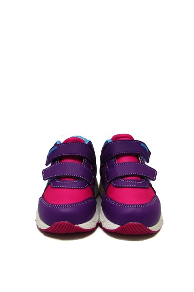Pepino Unisex Çocuk Cırtlı Spor Bot Fuşya Mor P-1576