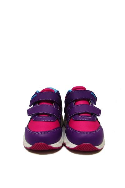 Pepino Unisex Çocuk Cırtlı Spor Bot Fuşya Mor P-1576