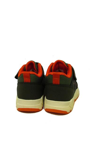 Pepino Unisex Çocuk Cırtlı Spor Bot Haki Turuncu P-1576