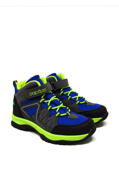 Pepino Unisex Çocuk Cırtlı Spor Bot Saks Mavi P-1356