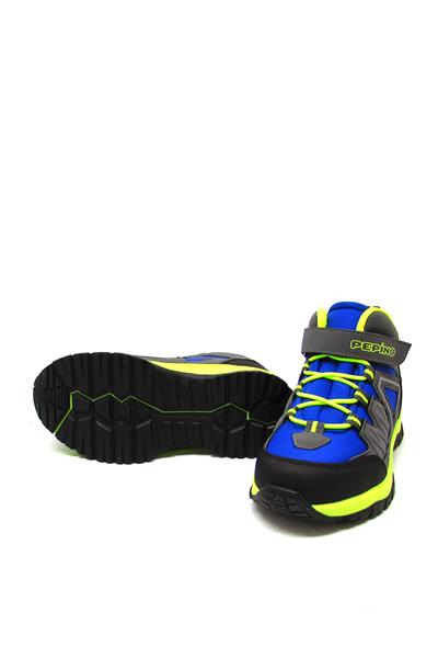 Pepino Unisex Çocuk Cırtlı Spor Bot Saks Mavi P-1356