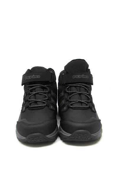 Pepino Unisex Çocuk Cırtlı Spor Bot Siyah P-1358