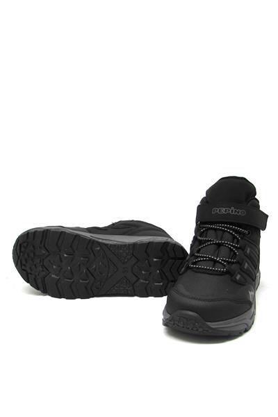 Pepino Unisex Çocuk Cırtlı Spor Bot Siyah P-1358
