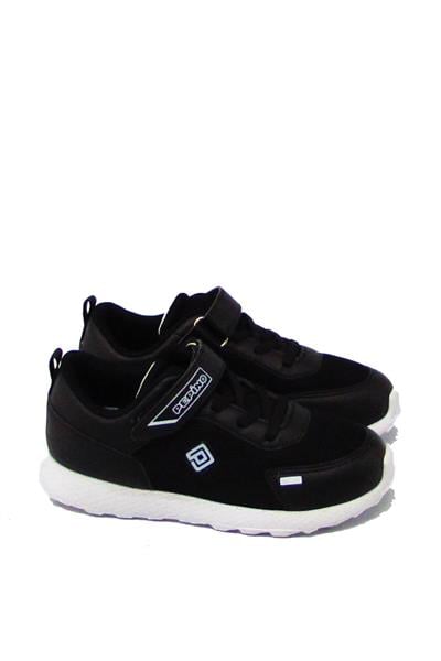 Pepino Unisex Çocuk Fileli Yazlık Spor Ayakkabı Siyah P-1216