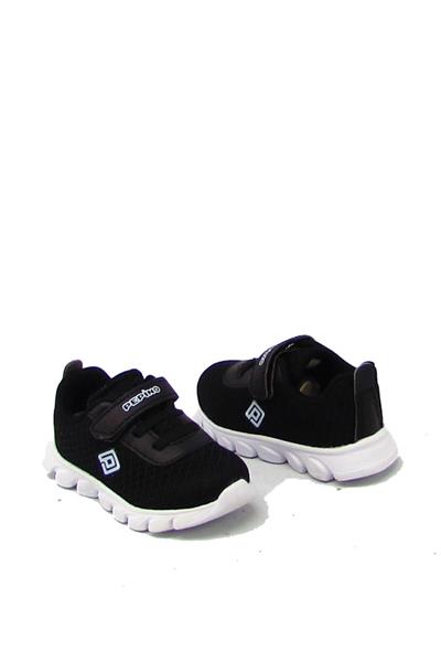 Pepino Unisex Çocuk Fileli Yazlık Spor Ayakkabı Siyah P-1256
