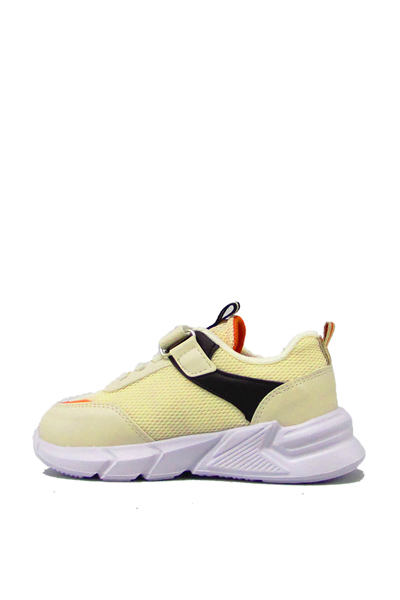 Pepino Unisex Çocuk Fileli Yazlık Spor Ayakkabı Krem P-1226