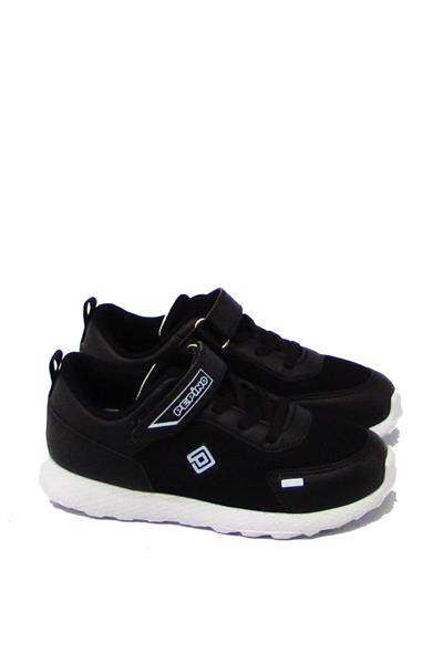 Pepino Unisex Çocuk Fileli Yazlık Spor Ayakkabı Siyah P-1216