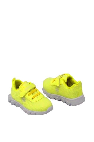 Pepino Unisex Çocuk Fileli Yazlık Spor Ayakkabı Sarı P-1256