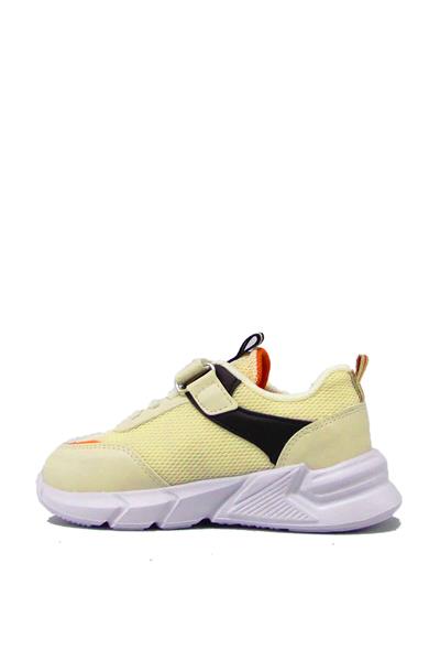Pepino Unisex Çocuk Fileli Yazlık Spor Ayakkabı Krem P-1226