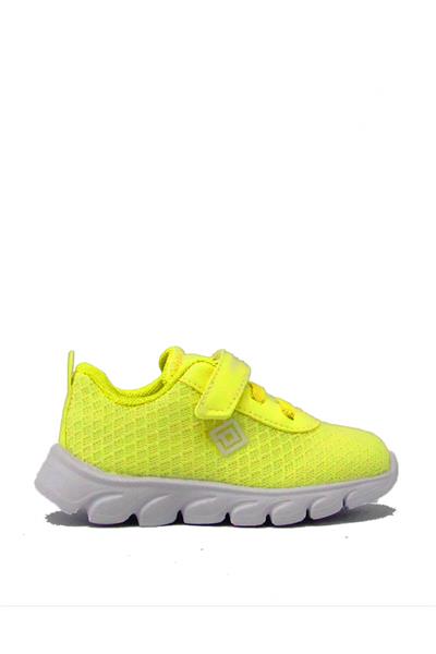 Pepino Unisex Çocuk Fileli Yazlık Spor Ayakkabı Sarı P-1256