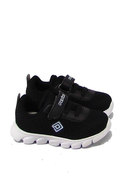 Pepino Unisex Çocuk Fileli Yazlık Spor Ayakkabı Siyah P-1256
