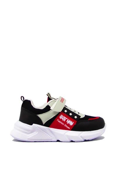 Pepino Unisex Çocuk Fileli Yazlık Spor Ayakkabı Siyah P-1226