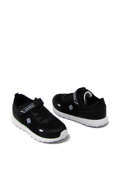 Pepino Unisex Çocuk Fileli Yazlık Spor Ayakkabı Siyah P-1216