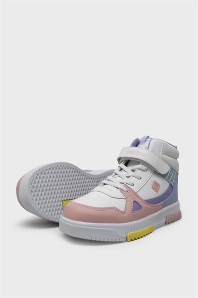 Pepino Unisex Çocuk Jordan Spor Ayakkabı Beyaz Pudra P-1563