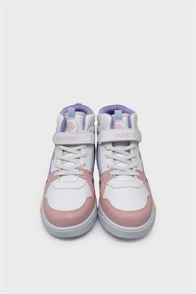 Pepino Unisex Çocuk Jordan Spor Ayakkabı Beyaz Pudra P-1563