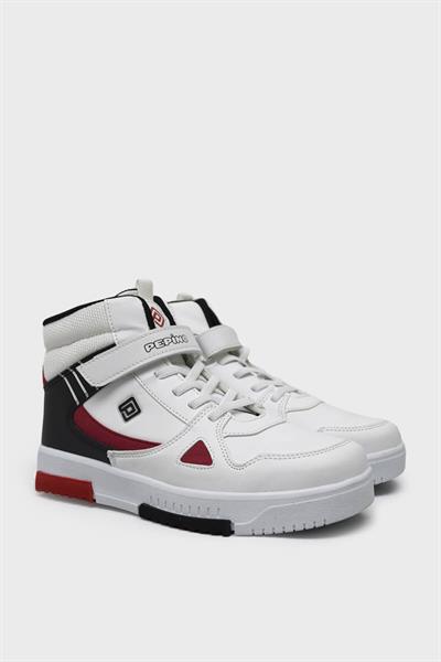 Pepino Unisex Çocuk Jordan Spor Ayakkabı Siyah Beyaz P-1563