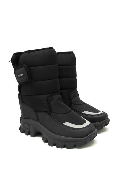 Pepino Unisex Çocuk Kar Botu Siyah P-1377