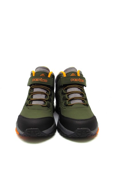 Pepino Unisex Çocuk Outdoor Bot Siyah Haki Turuncu P-1391