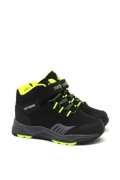 Pepino Unisex Çocuk Outdoor Bot Siyah Sarı P-1391