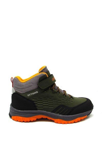 Pepino Unisex Çocuk Outdoor Bot Siyah Haki Turuncu P-1391