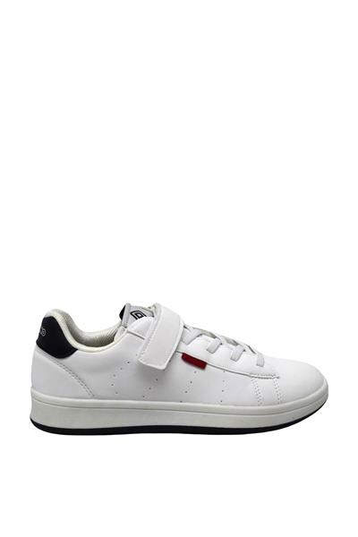 Pepino Unisex Çocuk Sneakers Spor Ayakkabı Beyaz Siyah P-1539