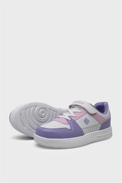 Pepino Unisex Çocuk Spor Ayakkabı Beyaz Lila P-1603
