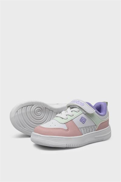 Pepino Unisex Çocuk Spor Ayakkabı Beyaz Pudra P-1603