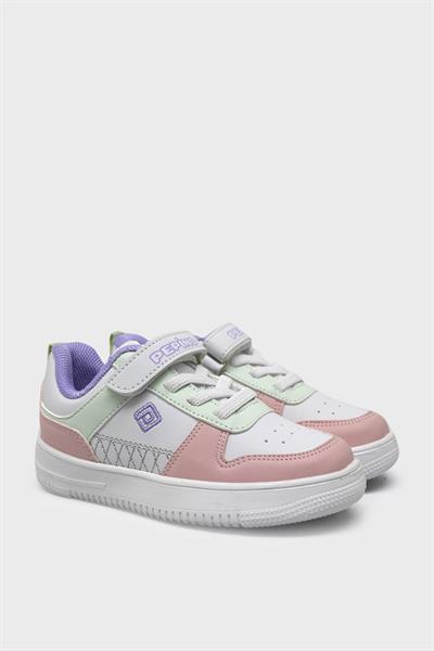 Pepino Unisex Çocuk Spor Ayakkabı Beyaz Pudra P-1603