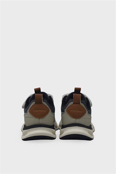 Pepino Unisex Çocuk Spor Ayakkabı Füme Krem P-2382