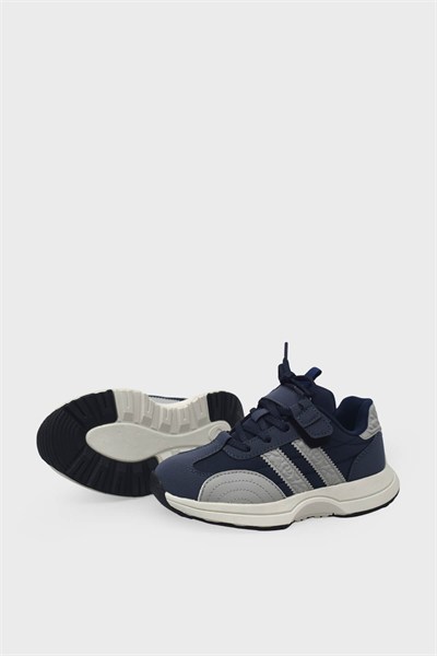 Pepino Unisex Çocuk Spor Ayakkabı Lacivert Gri P-2341