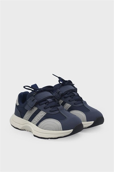 Pepino Unisex Çocuk Spor Ayakkabı Lacivert Gri P-2341