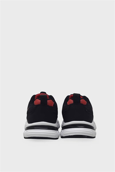 Pepino Unisex Çocuk Spor Ayakkabı Siyah Kırmızı P-2348