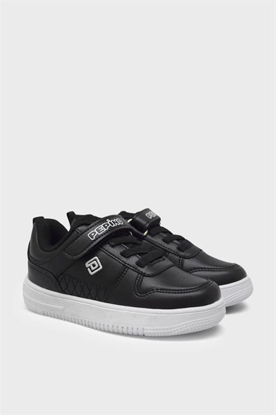 Pepino Unisex Çocuk Spor Ayakkabı Siyah Beyaz P-1603