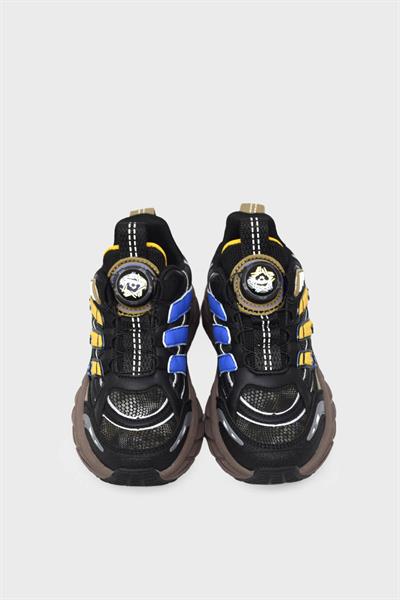 Pepino Unisex Çocuk Spor Ayakkabı Siyah Sarı P-1843