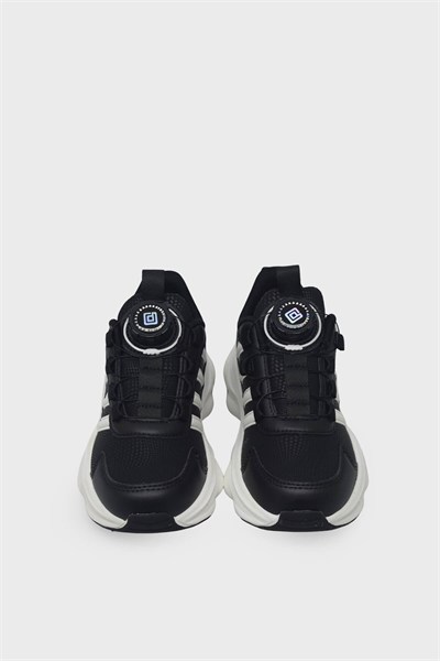 Pepino Unisex Çocuk Spor Ayakkabı Siyah Beyaz P-2385
