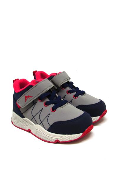 Pepino Unisex Çocuk Spor Bot Gri Lacivert P-1519