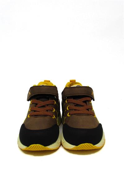 Pepino Unisex Çocuk Spor Bot Kahve Siyah P-1519