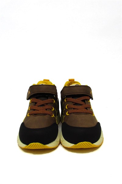 Pepino Unisex Çocuk Spor Bot Kahve Siyah P-1519