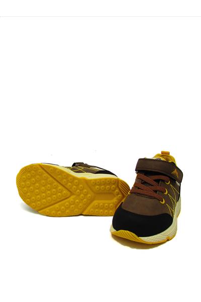 Pepino Unisex Çocuk Spor Bot Kahve Siyah P-1519