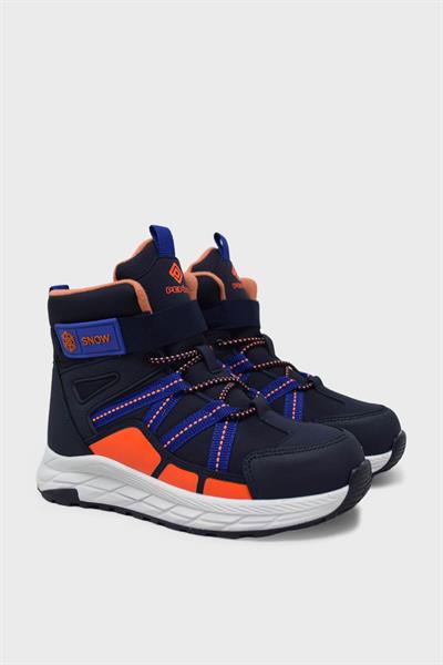 Pepino Unisex Çocuk Spor Bot Siyah Lacivert P-1775