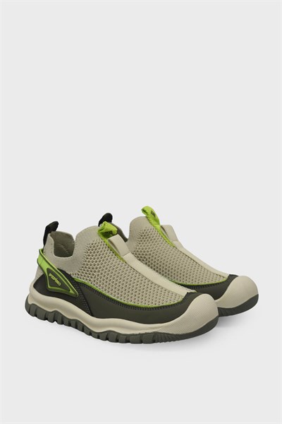 Pepino Unisex Çocuk Streçli Spor Ayakkabı Krem P-2233