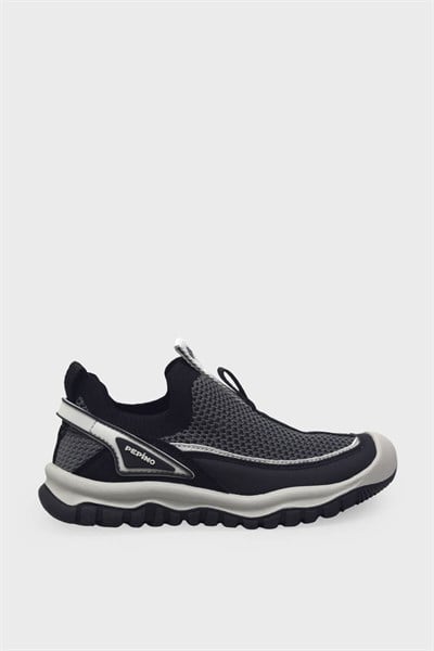 Pepino Unisex Çocuk Streçli Spor Ayakkabı Füme P-2233