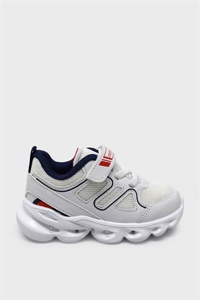 Pepino Unisex Çocuk Yazlık Spor Ayakkabı Beyaz Lacivert P-1623