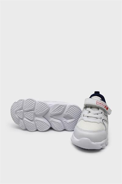 Pepino Unisex Çocuk Yazlık Spor Ayakkabı Beyaz Lacivert P-1623