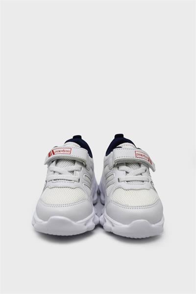 Pepino Unisex Çocuk Yazlık Spor Ayakkabı Beyaz Lacivert P-1623
