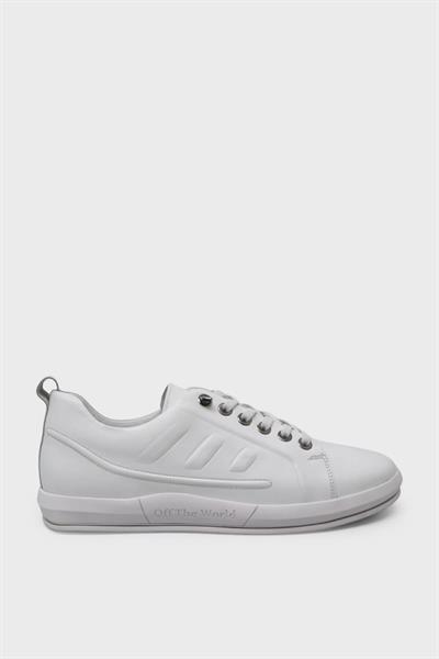 Pepita Erkek Deri Sneakers Beyaz SRLR6692