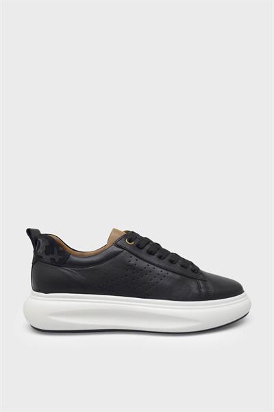 Pepita Erkek Deri Sneakers Siyah SRLR-6589