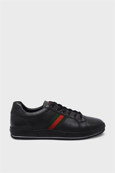 Pepita Erkek Deri Sneakers Siyah SRLR6572
