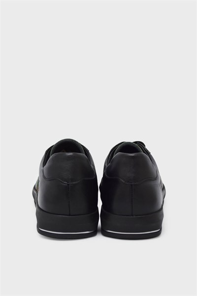 Pepita Erkek Deri Sneakers Siyah SRLR6572
